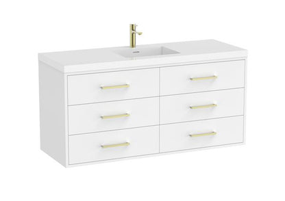 Roca Bath - Maris Freestanding/Wall-Hung Vanity Unit With Six Drawers