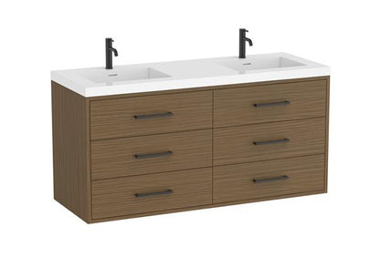 Roca Bath - Maris Freestanding/Wall-Hung Vanity Unit With Six Drawers