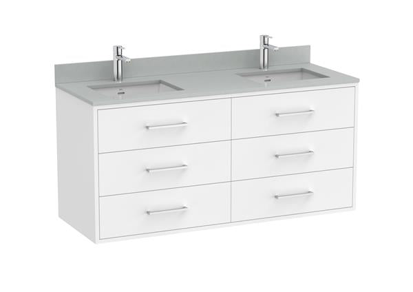 Roca Bath - Maris Freestanding/Wall-Hung Vanity Unit With Six Drawers