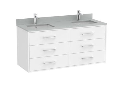 Roca Bath - Maris Freestanding/Wall-Hung Vanity Unit With Six Drawers
