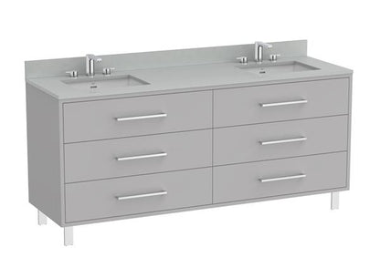 Roca Bath - Maris Freestanding/Wall-Hung Vanity Unit With Six Drawers