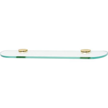 Alno - Euro 24 Inch Glass Shelf W/Brackets