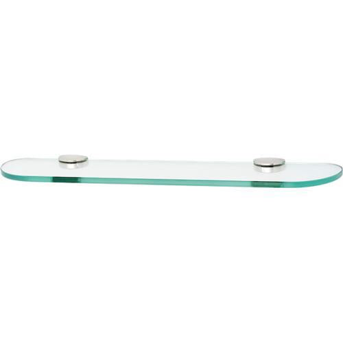 Alno - Euro 24 Inch Glass Shelf W/Brackets