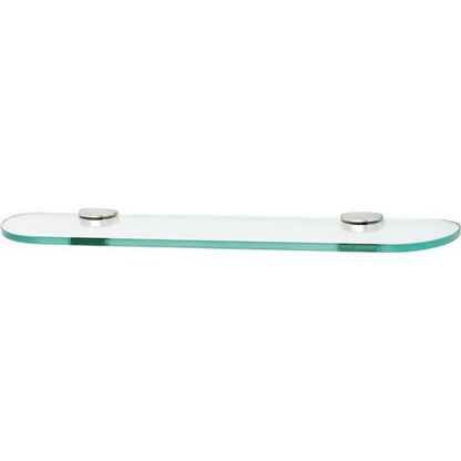 Alno - Euro 24 Inch Glass Shelf W/Brackets