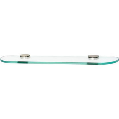 Alno - Euro 24 Inch Glass Shelf W/Brackets