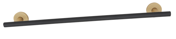 Alno - Vita Bella Towel Holder Knurled Bar 18 Inch