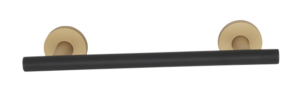 Alno - Vita Bella Towel Holder Knurled Bar 8 Inch