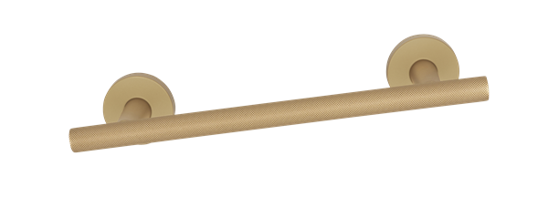 Alno - Vita Bella Towel Holder Knurled Bar 8 Inch