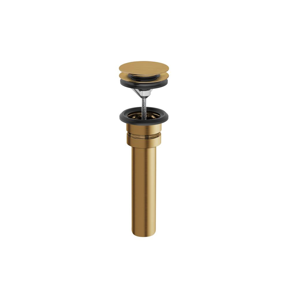 Aquabrass - Universal Push Pop-Up Drain