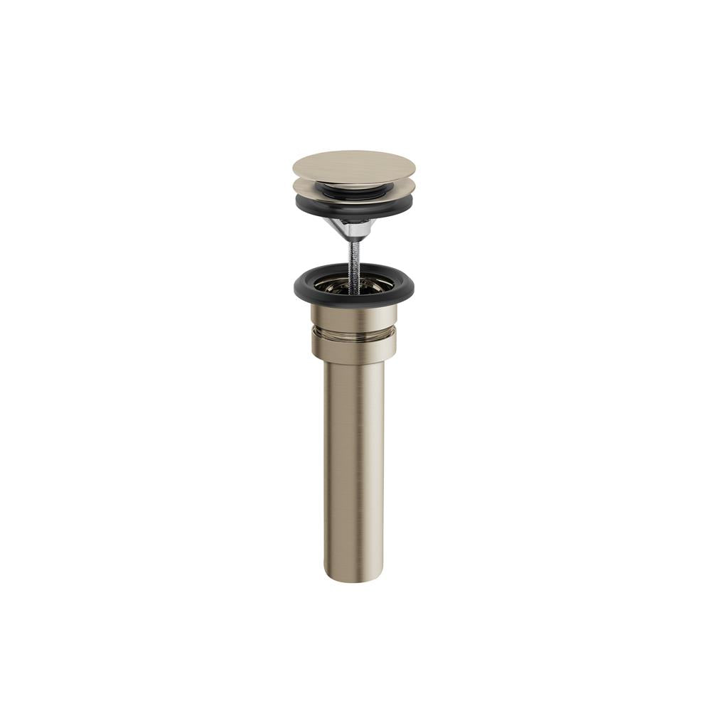 Aquabrass - Universal Push Pop-Up Drain