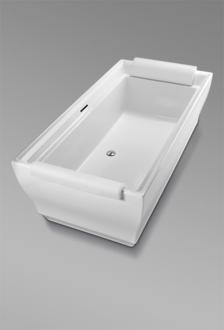 Toto - Aimes Acrylic Freestanding Bathtub w/Polished Nickel Drain
