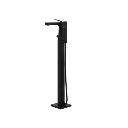 Aquabrass - Chicane Floormount Tub Filler with Handshower