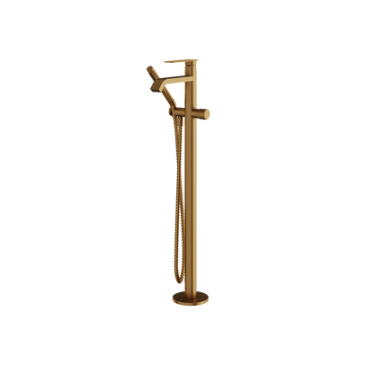 Aquabrass - Tosca Floormount Tub Filler with Handshower