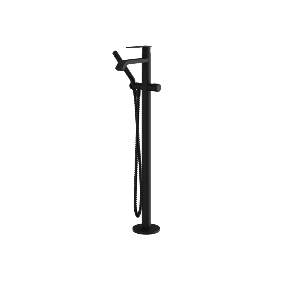 Aquabrass - Tosca Floormount Tub Filler with Handshower