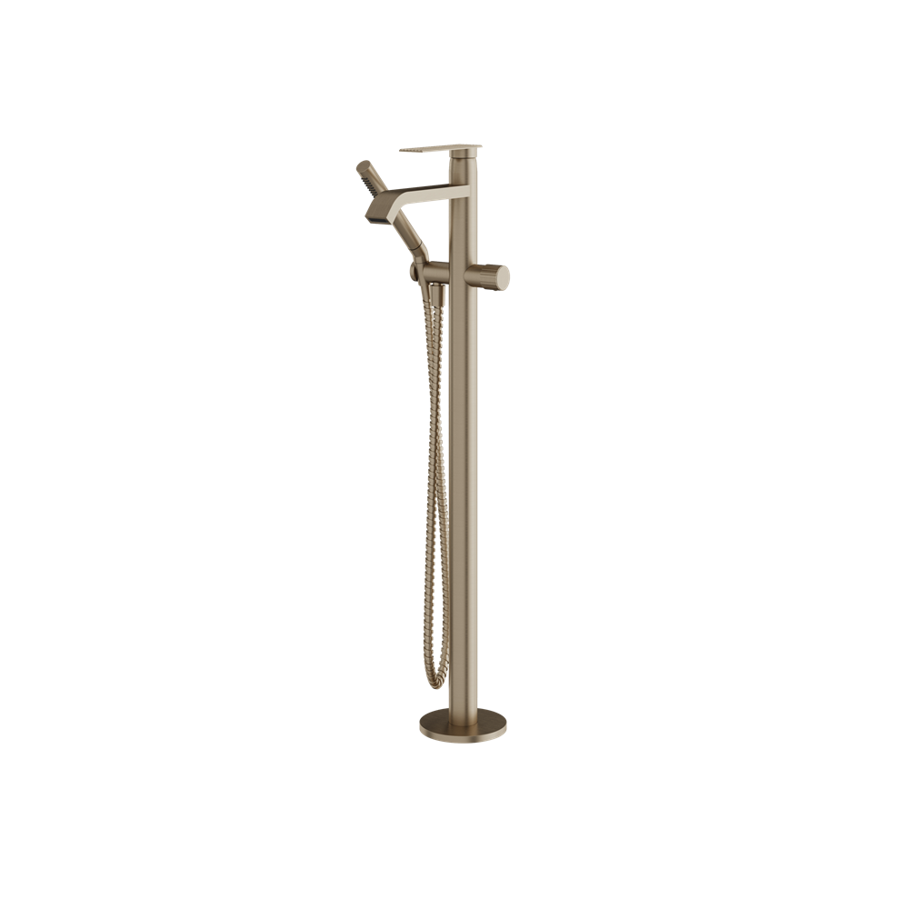 Aquabrass - Tosca Floormount Tub Filler with Handshower