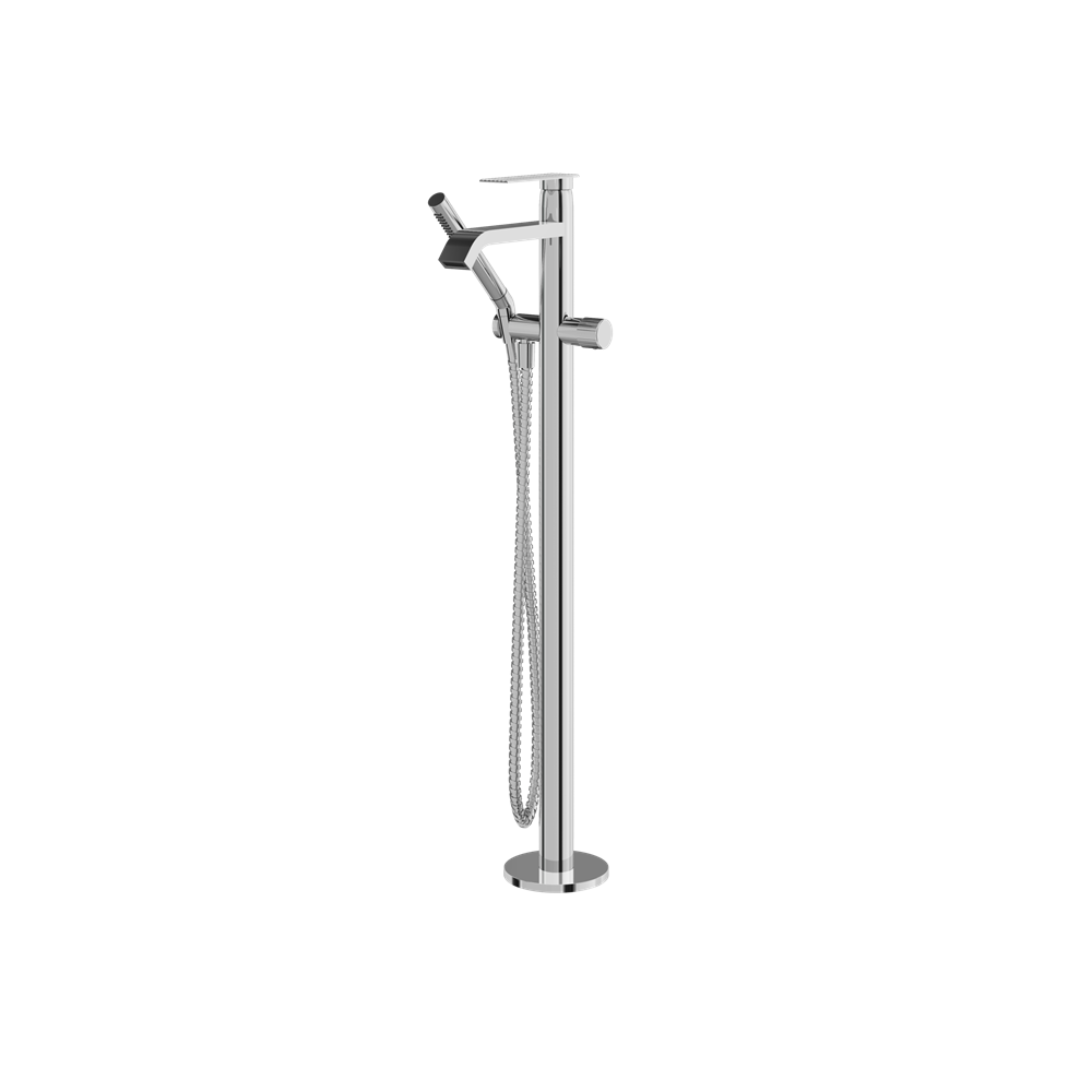 Aquabrass - Tosca Floormount Tub Filler with Handshower