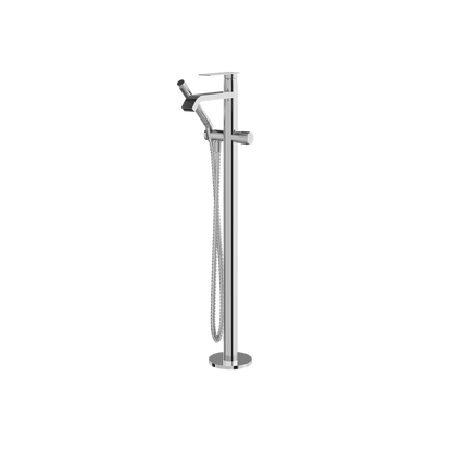 Aquabrass - Tosca Floormount Tub Filler with Handshower