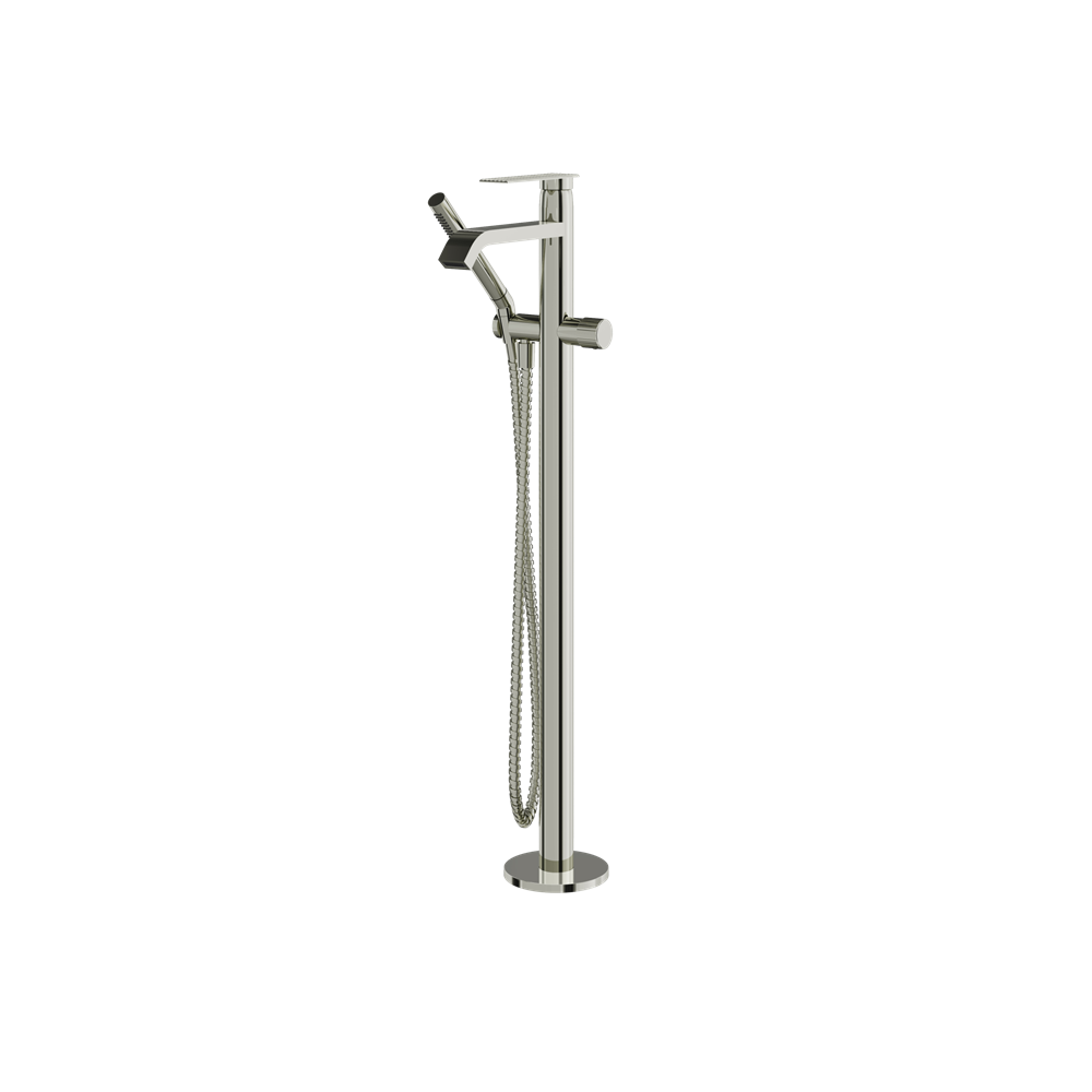 Aquabrass - Tosca Floormount Tub Filler with Handshower