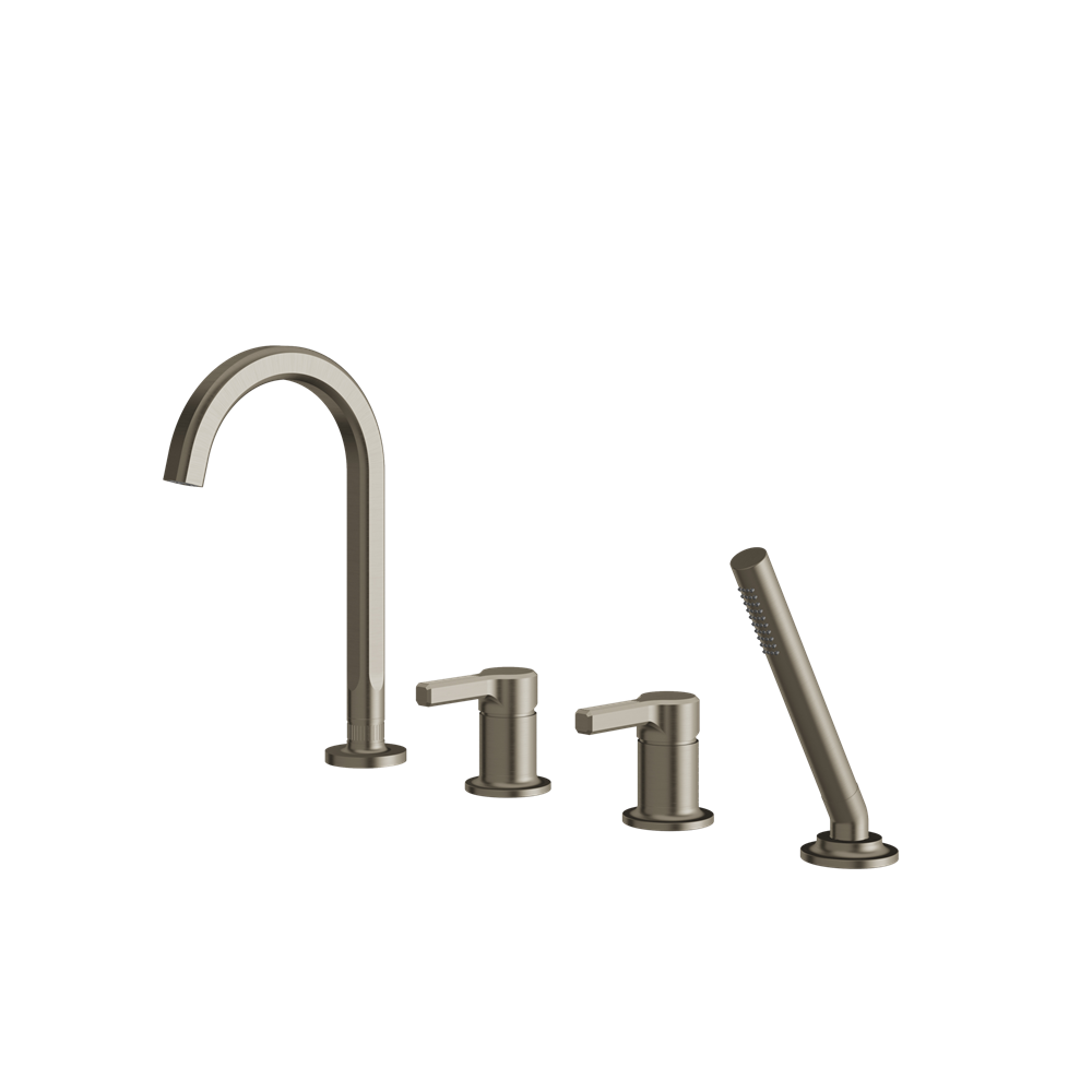 Aquabrass - Ariston Deck Tub Fill with Handshower and 2 Mixers