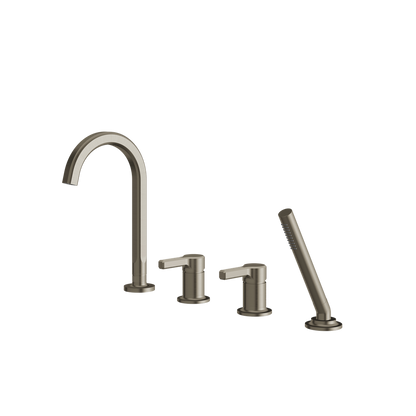 Aquabrass - Ariston Deck Tub Fill with Handshower and 2 Mixers