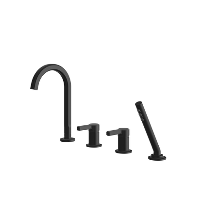 Aquabrass - Ariston Deck Tub Fill with Handshower and 2 Mixers