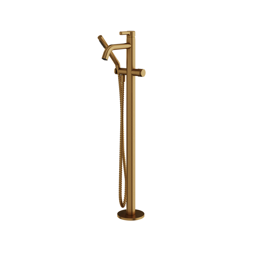 Aquabrass - Ariston Floor Tub Filler with Handshower