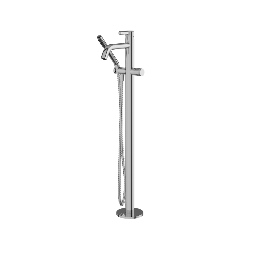 Aquabrass - Ariston Floor Tub Filler with Handshower