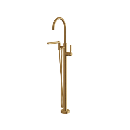 Aquabrass - Aria Floormount Tub Filler with Handshower