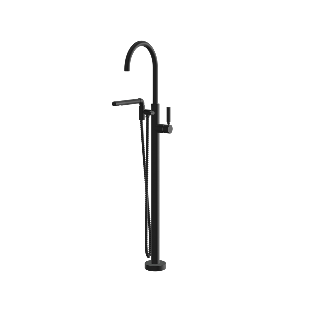 Aquabrass - Aria Floormount Tub Filler with Handshower