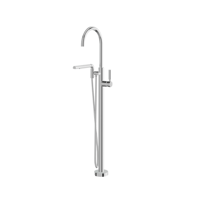 Aquabrass - Aria Floormount Tub Filler with Handshower