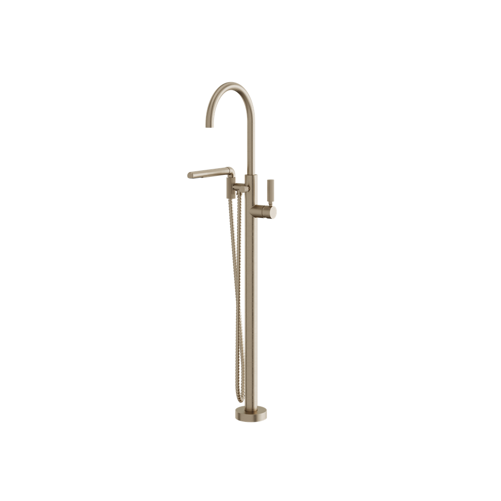 Aquabrass - Montebello Floor Tub Filler with Handshower