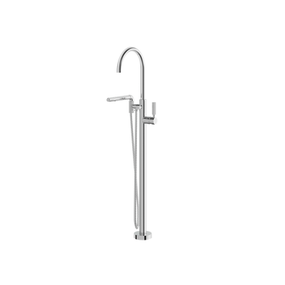 Aquabrass - Montebello Floor Tub Filler with Handshower