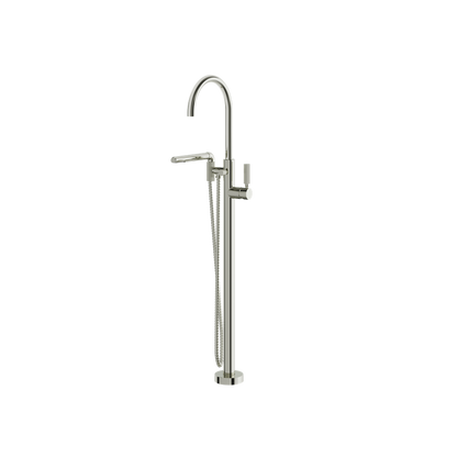 Aquabrass - Montebello Floor Tub Filler with Handshower