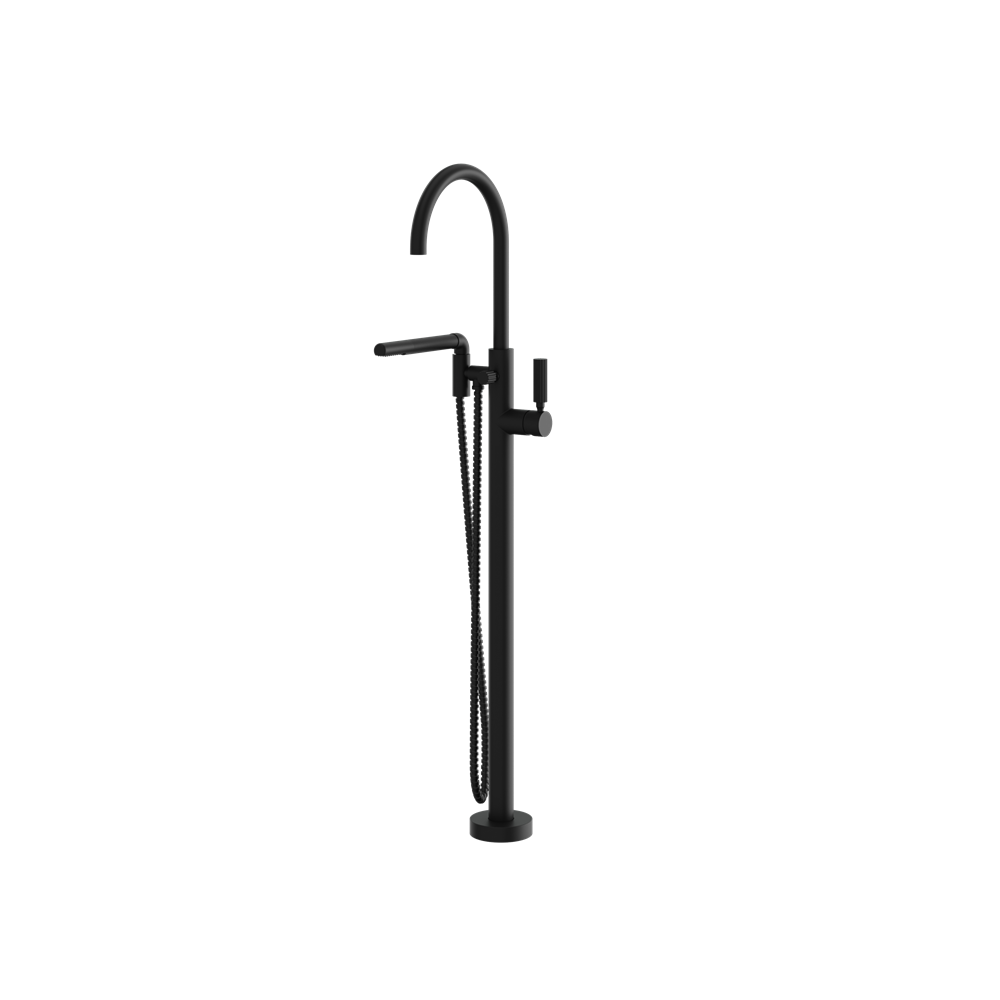 Aquabrass - Montecarlo Floor Tub Filler with Handshower
