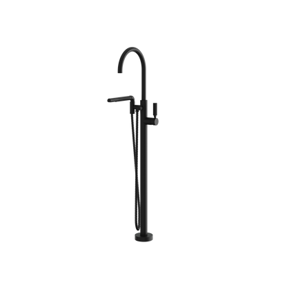 Aquabrass - Montecarlo Floor Tub Filler with Handshower