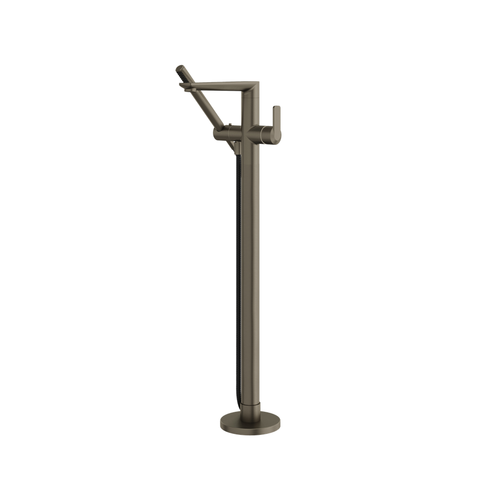 Aquabrass - C67 Floor Tub Filler with Handshower