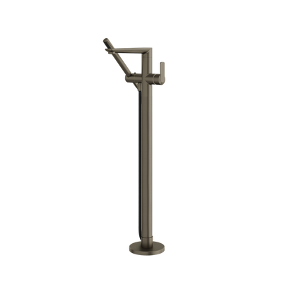 Aquabrass - C67 Floor Tub Filler with Handshower