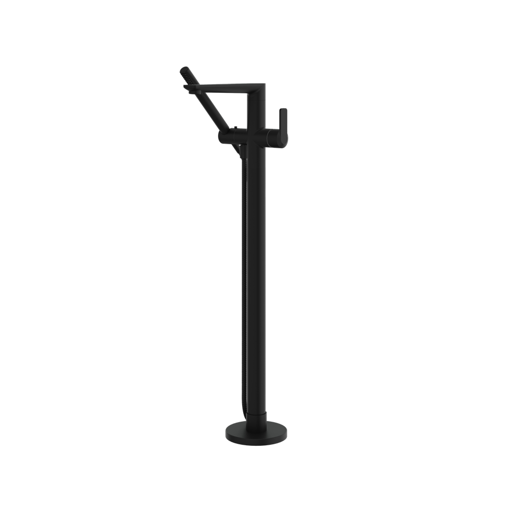 Aquabrass - C67 Floor Tub Filler with Handshower