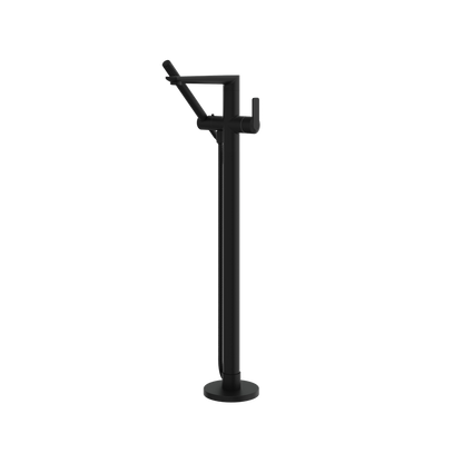 Aquabrass - C67 Floor Tub Filler with Handshower