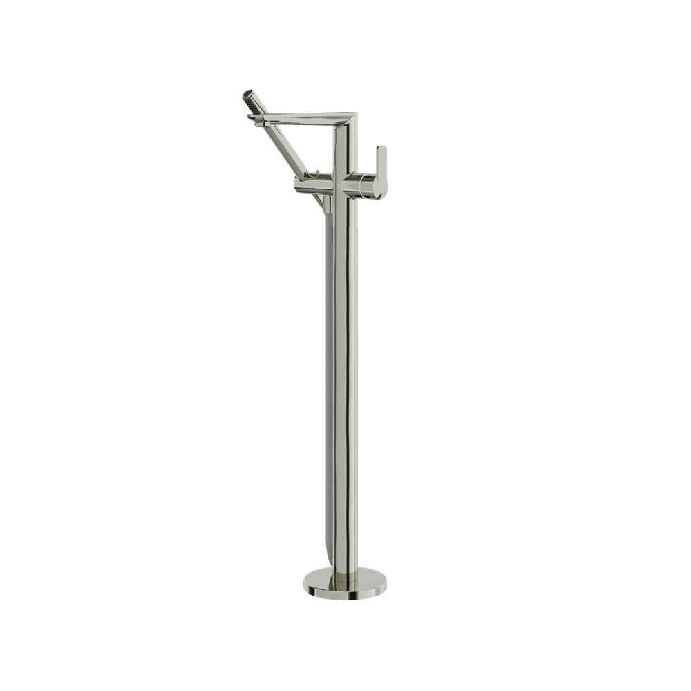 Aquabrass - C67 Floor Tub Filler with Handshower