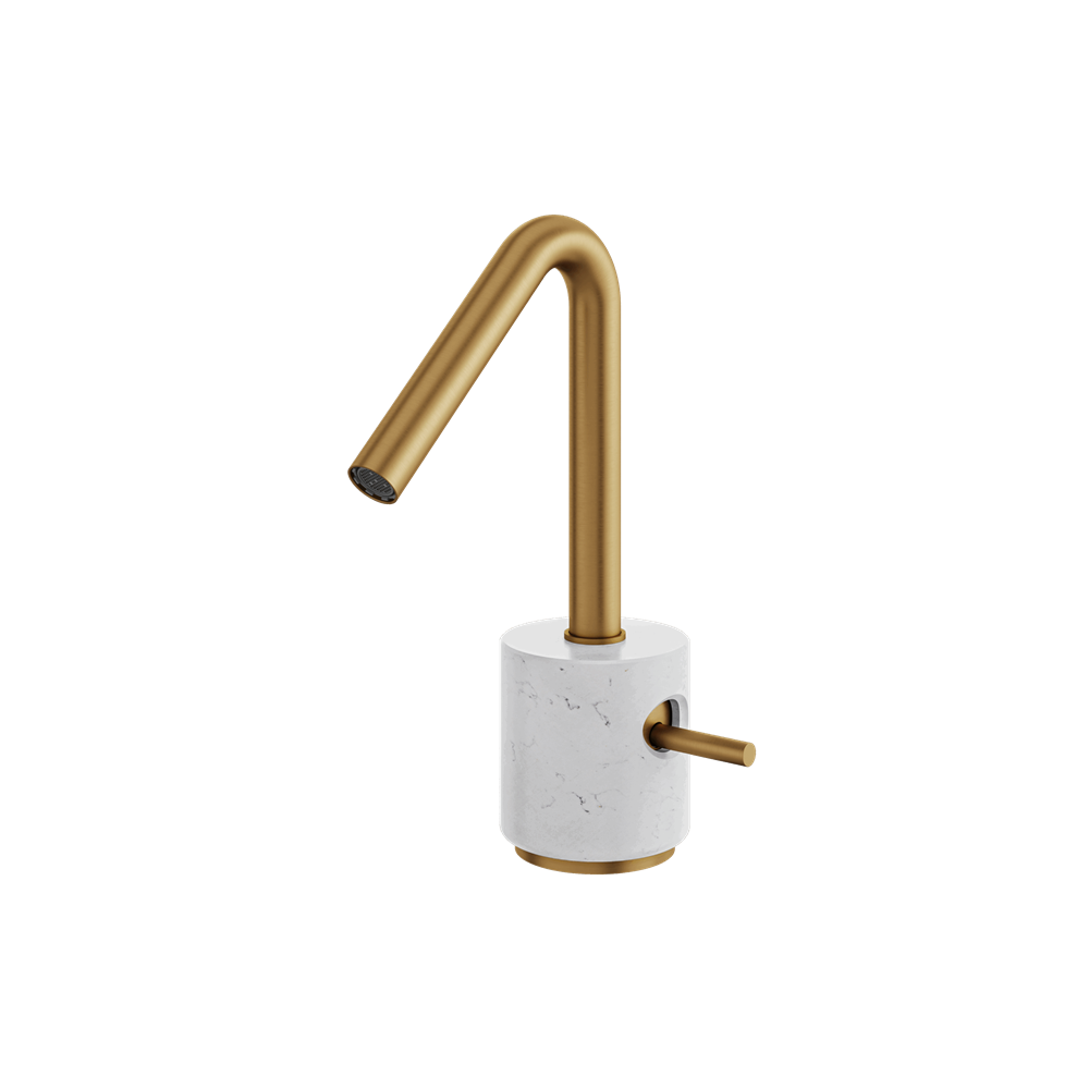 Aquabrass - Marmo Carrara Single Hole Lavatory Faucet