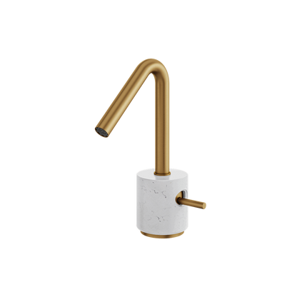 Aquabrass - Marmo Carrara Single Hole Lavatory Faucet