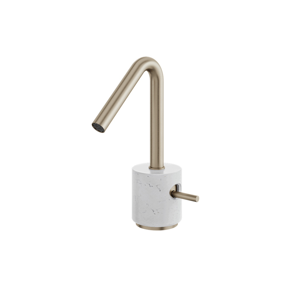 Aquabrass - Marmo Carrara Single Hole Lavatory Faucet