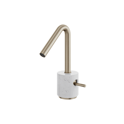 Aquabrass - Marmo Carrara Single Hole Lavatory Faucet