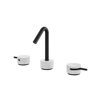 Aquabrass - Marmo Carrara Widespread Faucet 8 Inch CC