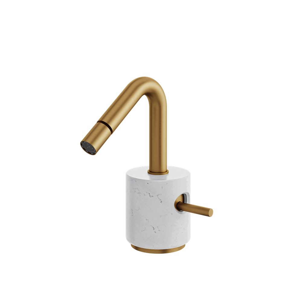 Aquabrass - Marmo Carrara Single Hole Bidet Faucet