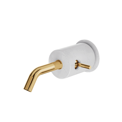 Aquabrass - Marmo Carrara Wallmount Lavatory Faucet -1 Handle