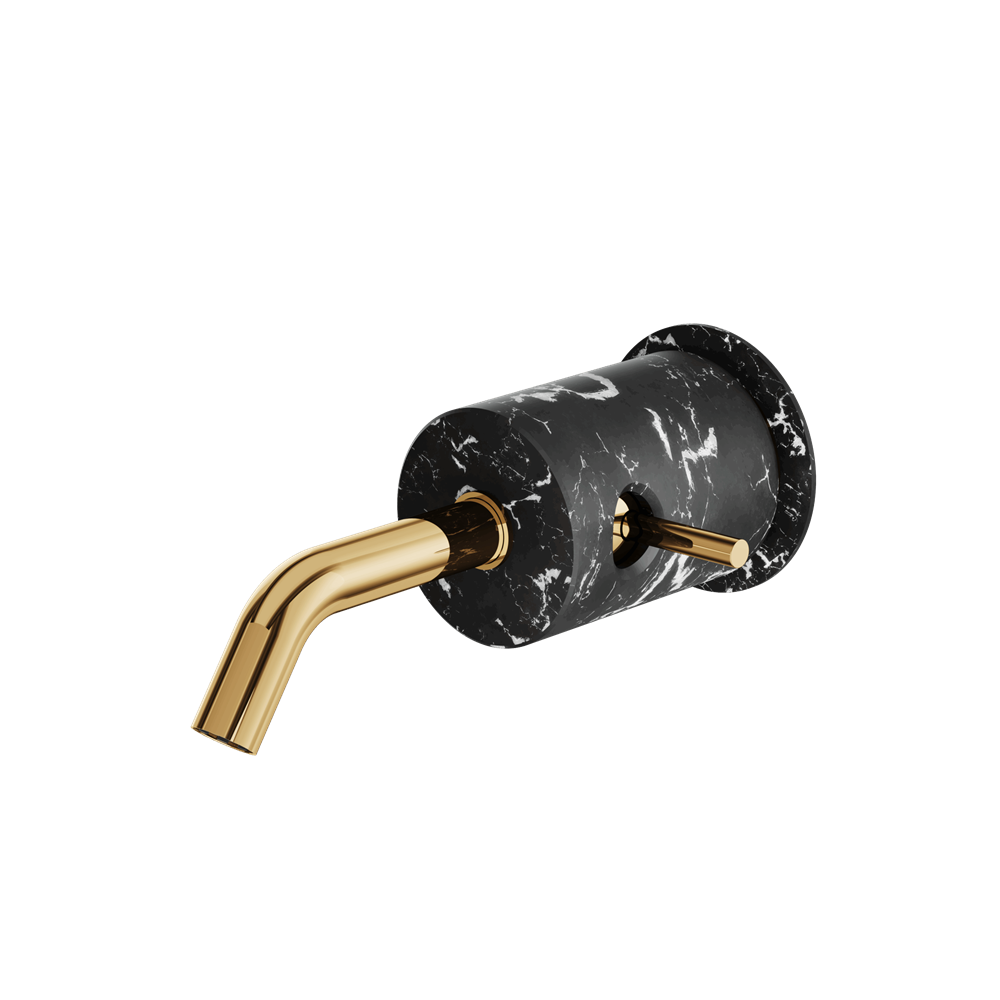 Aquabrass - Marmo Marquina Wallmount Lavatory Faucet - 1 Handle