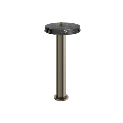 Aquabrass - Marmo Marquina Floormount Tub Filler With Hidden Handshower