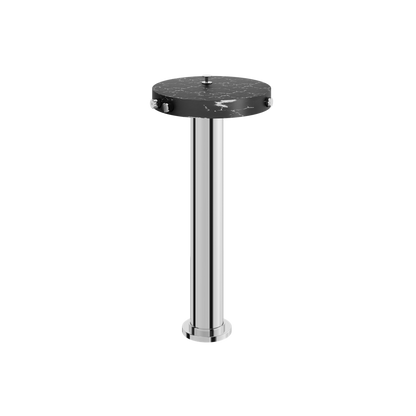 Aquabrass - Marmo Marquina Floormount Tub Filler With Hidden Handshower